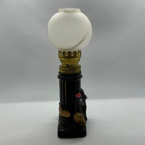 Vintage 1960's Hobo Bar Figurine 7.5" Tall Man Cave Decor Oil Lamp‎ Post Ceramic - Picture 6 of 13
